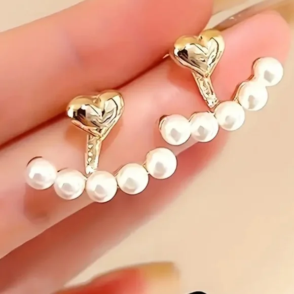 Fashion Mini Pearl Earrings - Picture 2 of 4